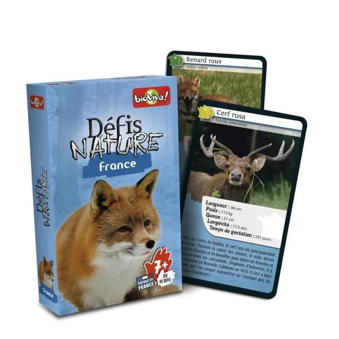 Jeu de questions-réponses BIOVIVA Défis Nature - France pour enfants de 7 ans et plus-0