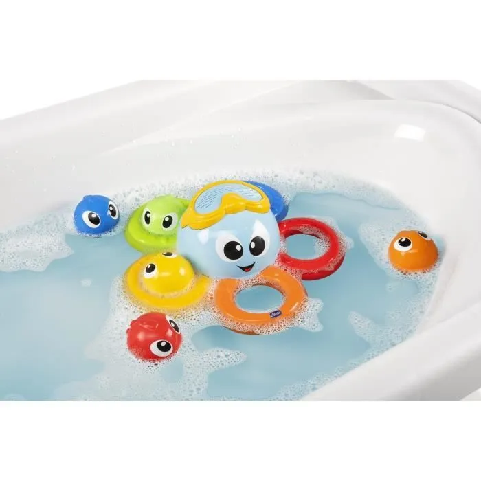 Jouet éducatif - CHICCO - Billy la pieuvre - 5 pièces - Formes et couleurs-1