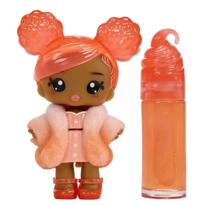 Yummiland - 1 poupée 10 cm et un gloss pailleté à créer - Piper - Goût Pêche - Dès 4ans-0