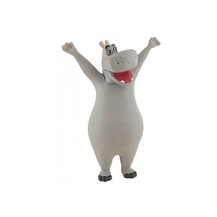 Figurine Madagascar - COMANSI - Gloria l'hippopotame - Personnages miniature - Intérieur - Gris-0