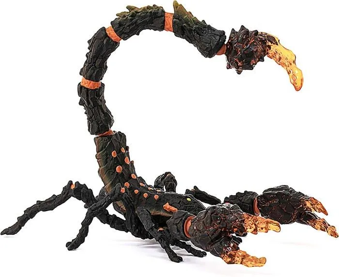 Scorpion de lave, figurine fantastique avec pièces mobiles et rotatives, jouet monstre pour enfants dès 7 ans - schleich 70142-2