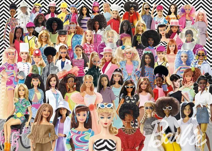 Puzzle 1000 pièces Barbie - Ravensburger - Challenge Puzzle - Rose - Mixte - Licence Barbie-2