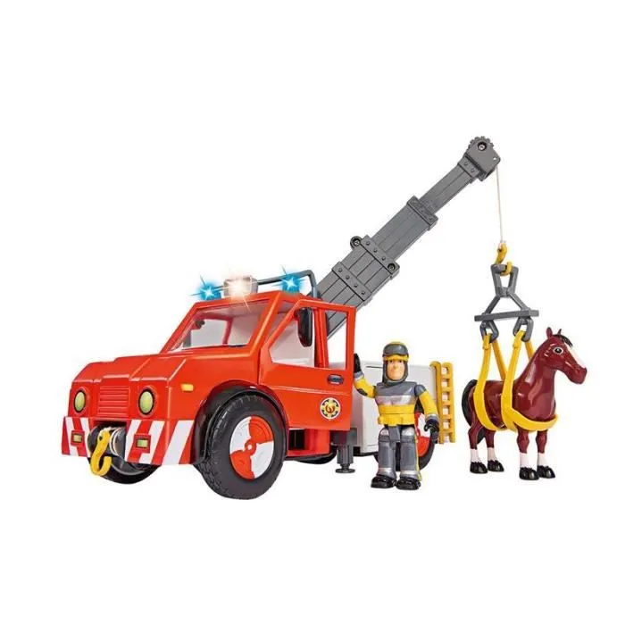 Véhicule d'urgence Phoenix Pompier Sam SIMBA - Playmobil City Action - Garçon - 3 ans et plus-2