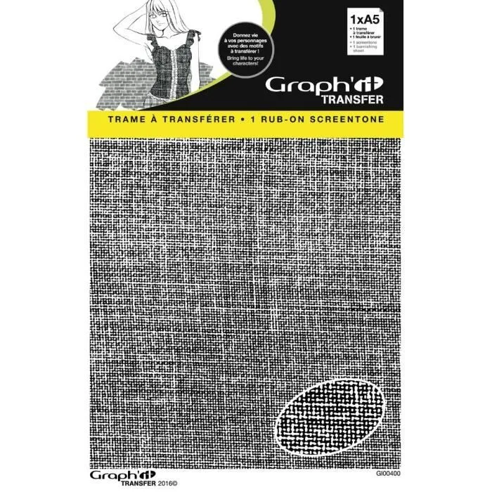 Trame Graph'it Transfer A5 - Tissu-0