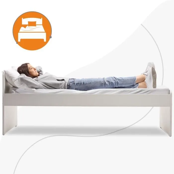 Matelas bébé lit de voyage AMAZINGGIRL 200 x 90 x 14 cm - Confortable et facile d'entretien-2