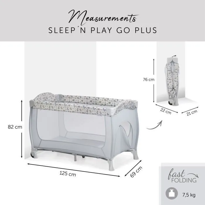 DISNEY Lit parapluie Sleep N Play Go Plus Exploring a Classic-1