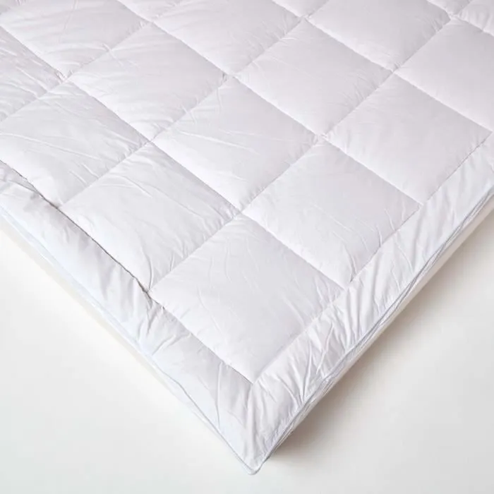 Surmatelas - Homescapes - 140 x 190 cm - Soie de Mûriers - Hypoallergénique - Thermorégulateur-2