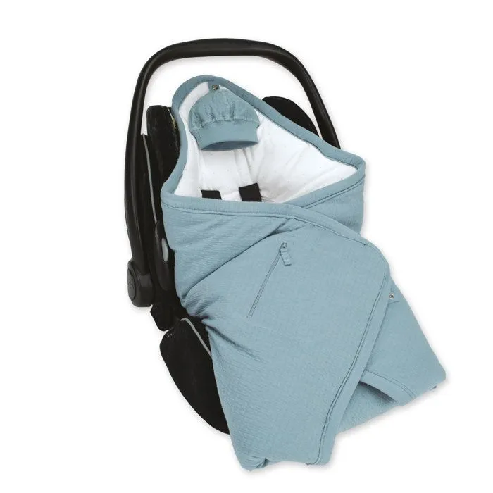 Couverture de sécurité pour siège bébé - BEMINI - Biside 0-12m - Blanc - Multicolore - Enfant