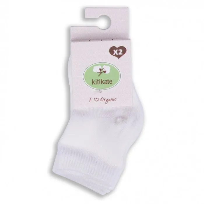 Chaussettes Bébé en Coton Bio Lot de Deux Paires-2