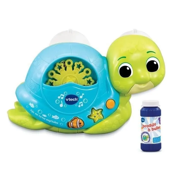 Tortue musicale VTECH JUJU MA TORTUE MAGI BULLES pour bébé de 1 à 5 ans-0