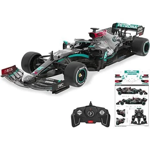 Voiture de course sur circuit - JAMARA - MERCEDES-AMG F1 W11 EQ PERFORMANCE - Noir - 2,4GHz-0