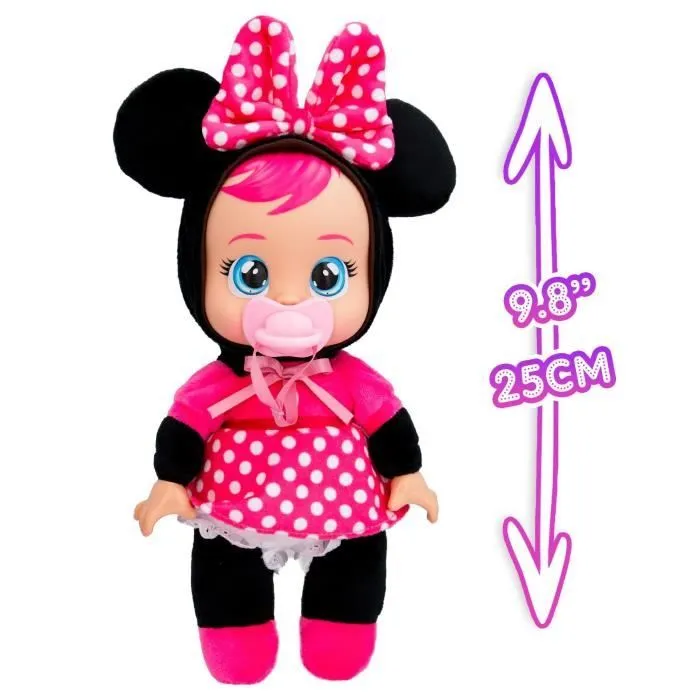 Cry Babies Tiny Cuddles Disney Minnie - IMC Toys - 917910 - Poupons à fonctions-3
