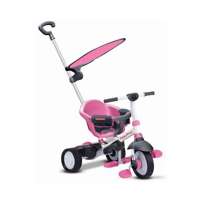 Tricycle SMARTRIKE Charm Plus Fille Rose - 12 mois à 4 ans - Extérieur-0