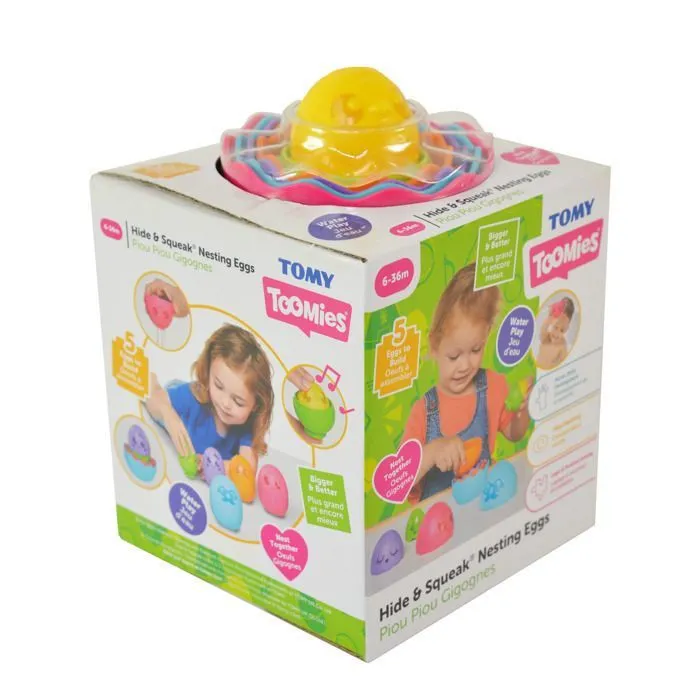 Jouet éducatif - Piou Piou - Gigognes - Multicolore - 5 coquilles - 12 mois et plus-4