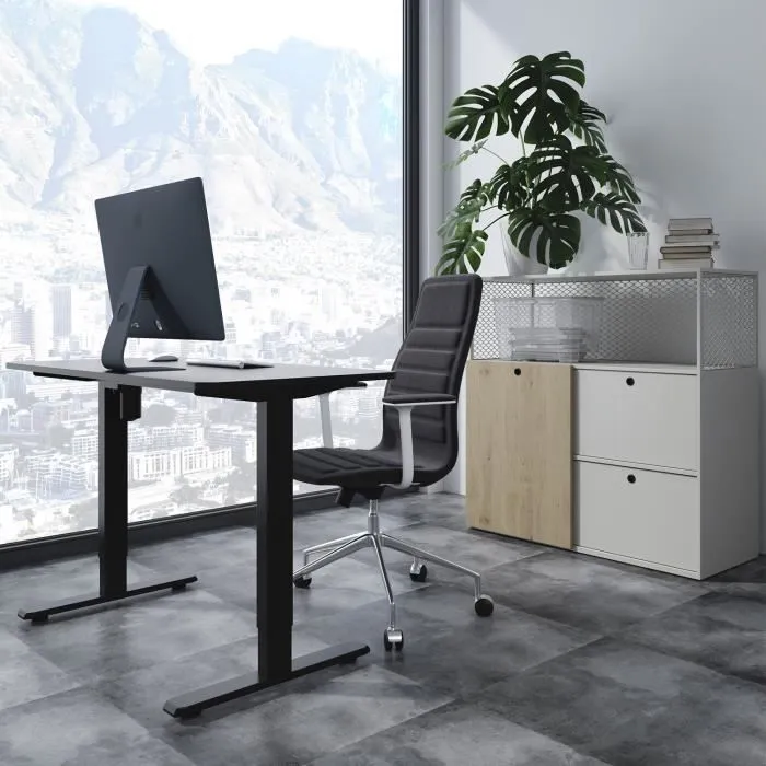 Bureau électrique Ergo Office, 1 moteur, hauteur réglable, max. 1160 mm, poids max. 80 kg, ER-443-3