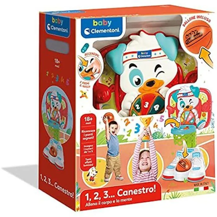 Clementoni Baby Conta Canestro Merchandising Ufficiale-1