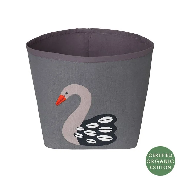 Franck & Fischer - Panier à jouets Ida cygne foncé - ELEMENTS FOR KIDS-0