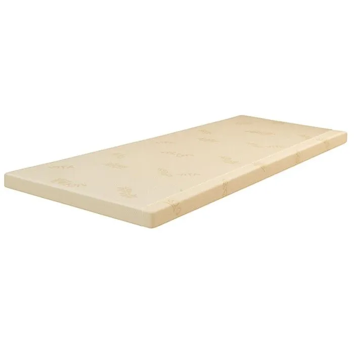 Surmatelas 80x190 en Mousse à Mémoire de Forme 55 Kg/m3 - 5 cm de Hauteur - Déhoussable - Surmatelas MÉMOIRE-2