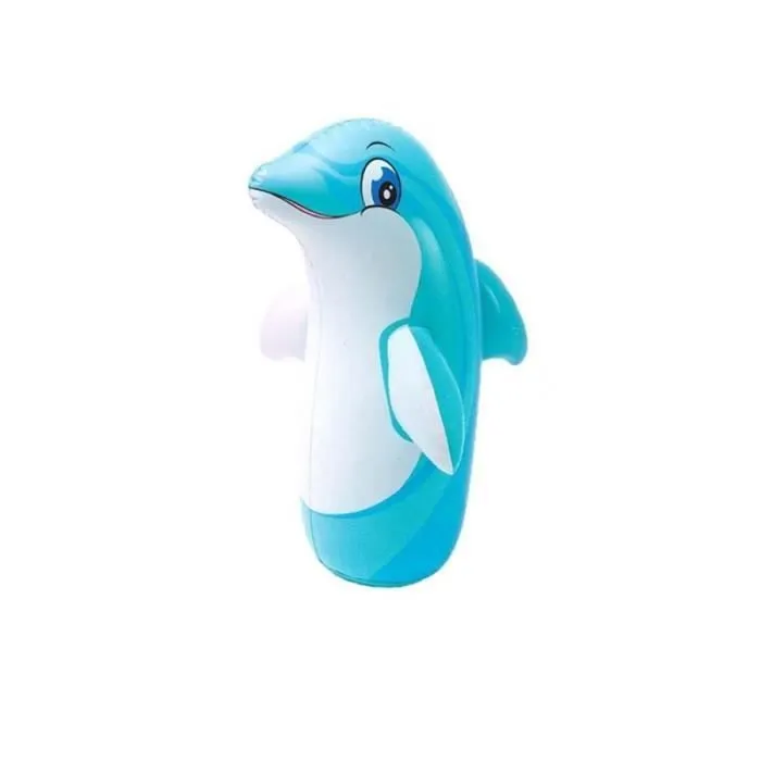 Jouet gonflable - INTEX - Bop bag 3D - Dauphin - 98 cm - PVC résistant - Extérieur-0