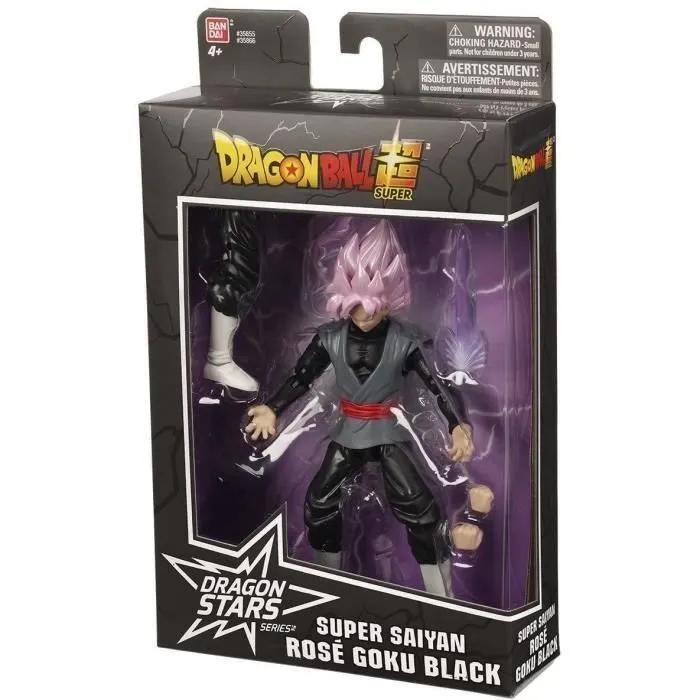Figurine articulée Goku Black Super Saiyan Rosé - Dragon Ball - BANDAI-2