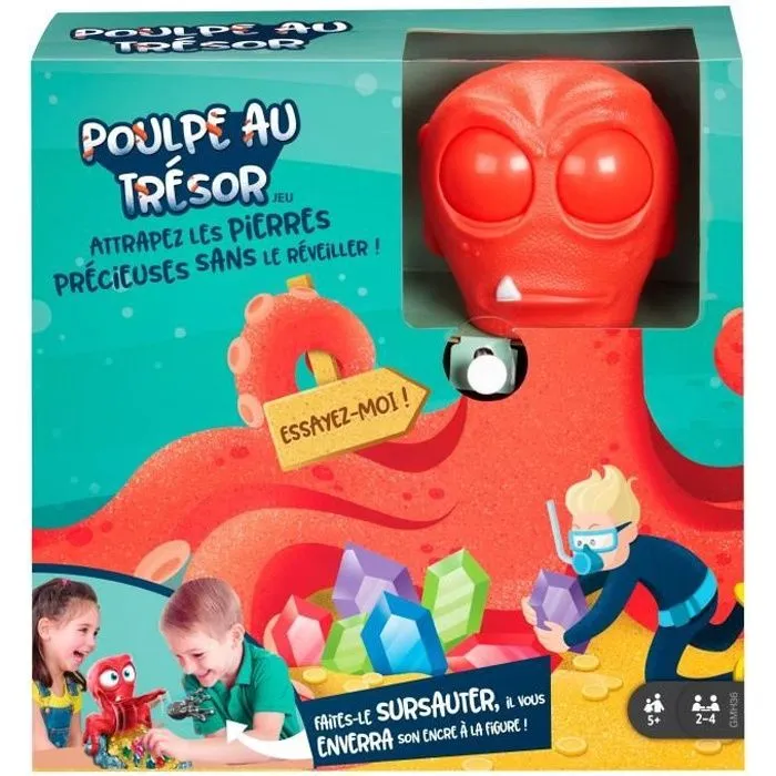 Mattel Games - Poulpe au Trésor - Jeu de Société - 5 ans et +-0
