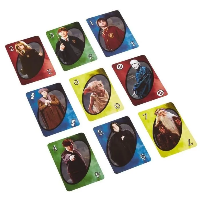 Mattel Games - UNO Harry Potter - Jeu de Société - 7 ans et + FNC42-3
