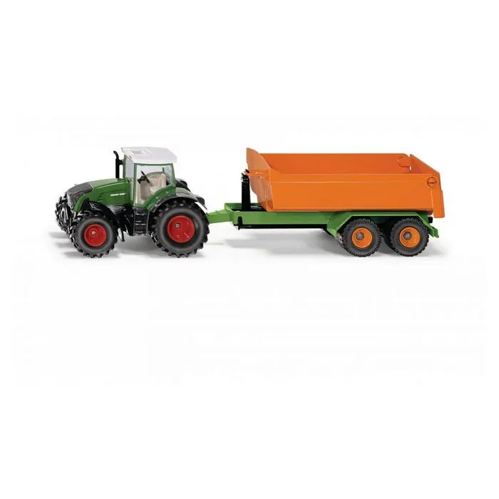 Tracteur Fendt avec benne sur crémaillère déposable - SIKU - échelle 1/50 - Garçon - A partir de 3 ans-0