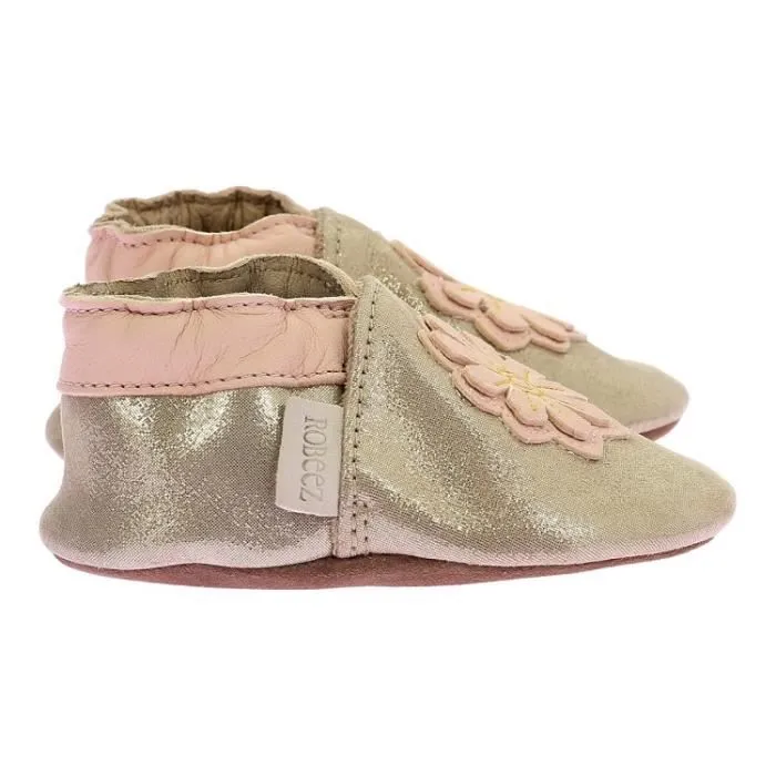 Chaussons - ROBEEZ - Pantoufles - Confortables et douces - Fille - Multicolore - Rose-0