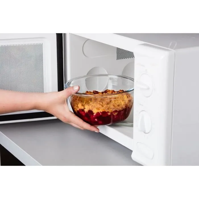 Boîte ronde avec couvercle - PYREX - 1451034 - 20 cm - 1,6 L - Cook & Go - Base en verre borosilicate-2