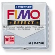 Pâte à modeler à cuire EFFECT - FIMO - Argent glitter - 56 g-0