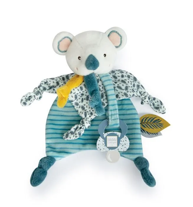 DOUDOU ET COMPAGNIE Yoca le Koala - Doudou Attache-sucette-2