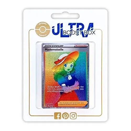 Coffret Pokémon - MADEMOISELLE 208-196 DRESSEUR ARC EN CIEL SECRETE - ULTRABOOST X EPEE-0