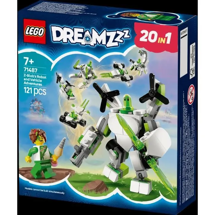 LEGO DREAMZzz 71487 Aventures de Z-Blob : robots et véhicules - Jeu de rôle 20-en-1-5