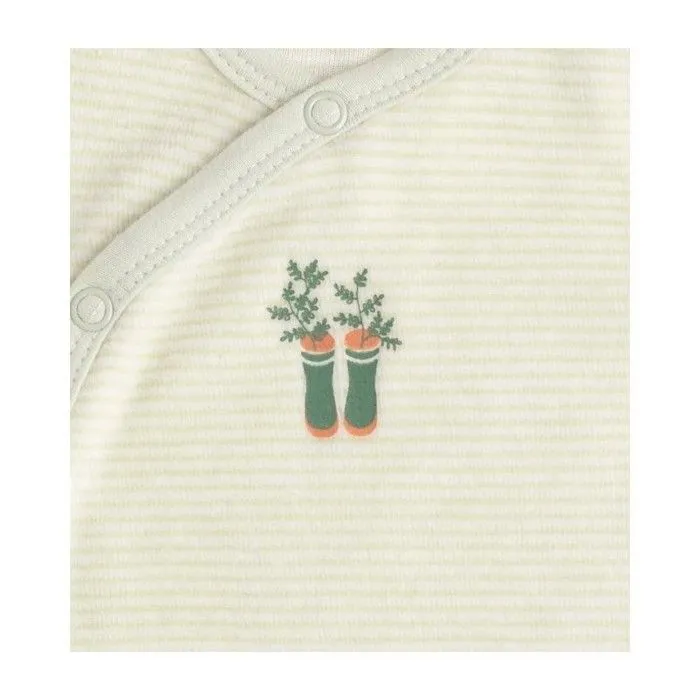 Pyjama bébé - Sauthon - 3 mois - Velours - Imprimé petit carreaux - Certifié Oeko-tex-2