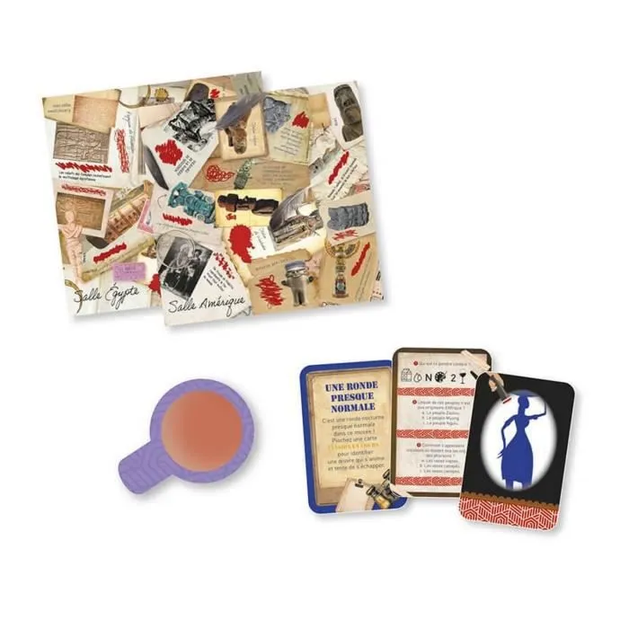 Jeu de plateau - JANOD - Museum Survie - Pour enfants à partir de 7 ans - Multicolore-1