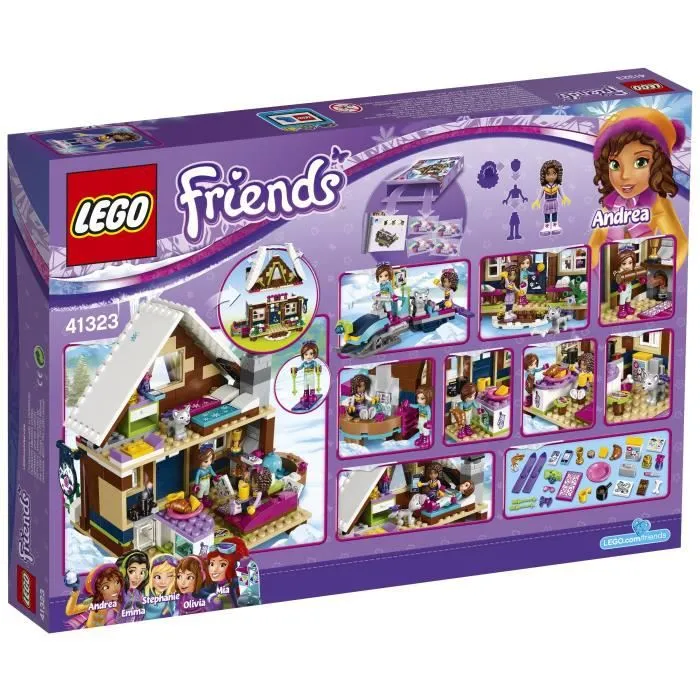 LEGO® Friends 41323 Le Chalet de la Station de Ski-2