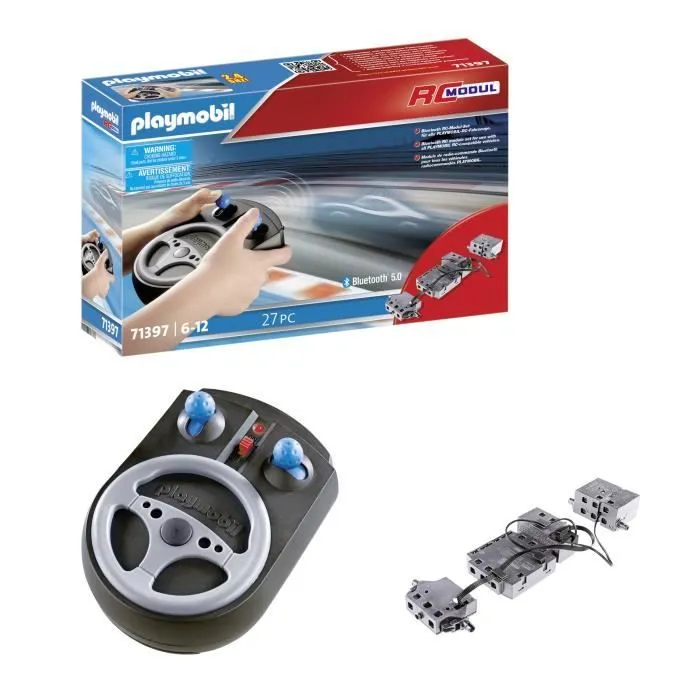 PLAYMOBIL 71397 Module RC radiocommande, Compatible avec de nombreux véhicules, Dès 6 ans-3
