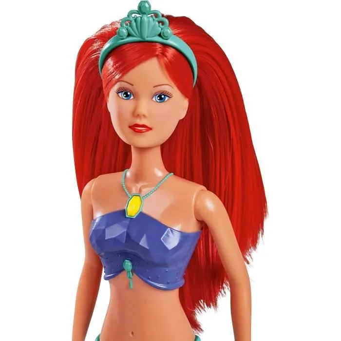 Steffi Love - Sirène luminesue - 29cm - Queue qui change de couleur - Dès 3ans-2