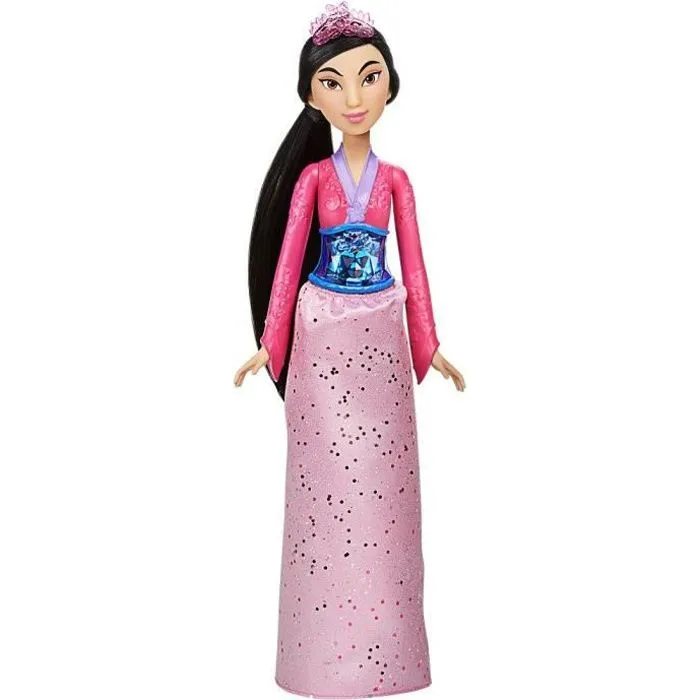 DISNEY PRINCESSES - Poussière d'étoiles - Poupée Mulan avec jupe et accessoires - jouet pour enfants - à partir de 3 ans-0
