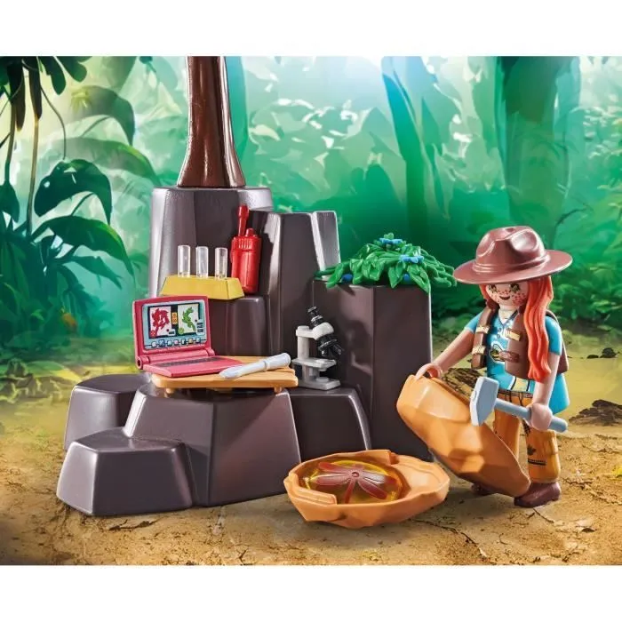 PLAYMOBIL 71819 Brachiosaure, explorateurs, aéroglisseur-3
