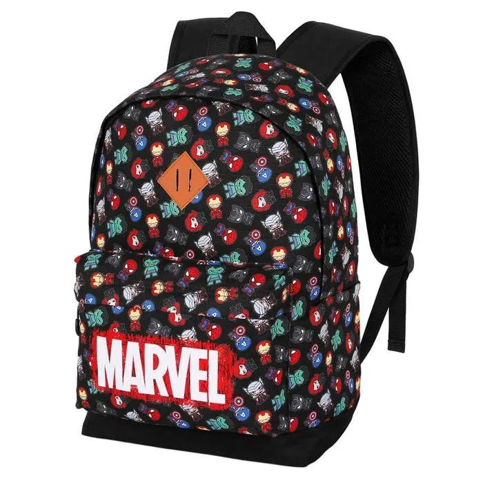 Sac à dos HS PLUS - Marvel Avengers Chibi - Noir - Taille Unique-0