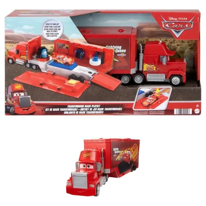 Disney Pixar Cars - Coffret Mack Transformable - Petite Voiture - MATTEL - HDC75-0