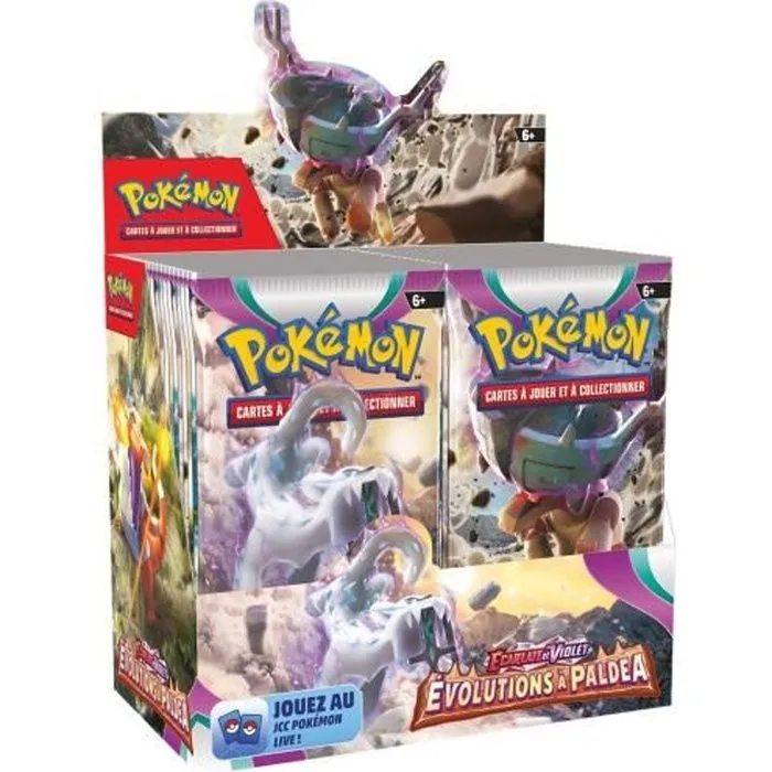 Cartes à jouer et à collectionner - POKÉMON - EV02 - Écarlate et Violet - Évolutions à Paldea-0