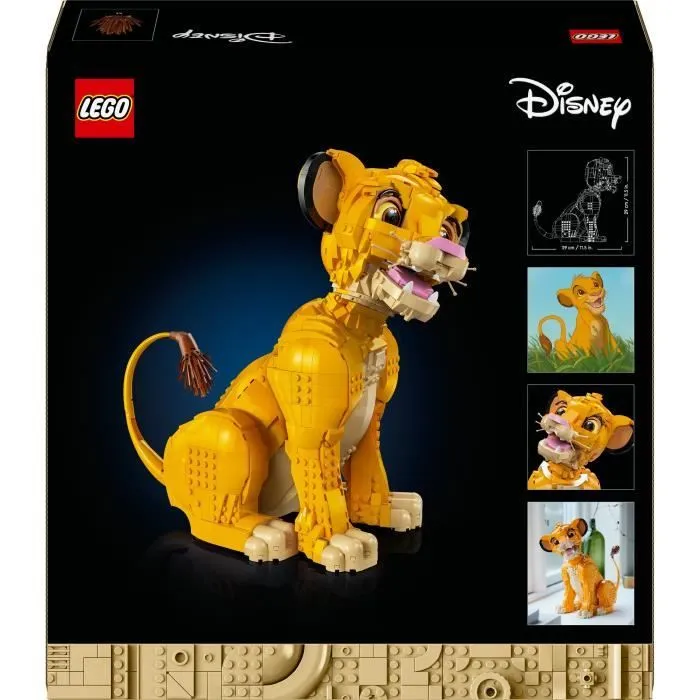 LEGO® Disney Classic 43247 Simba, le jeune Roi lion, figurine d’animal collector-5