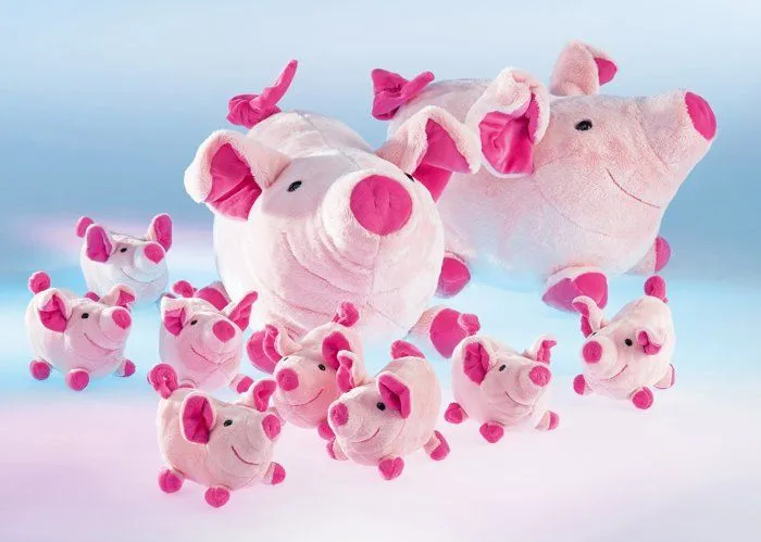 Peluche Rudolf schaffer collection - 5080 - Lou Lou Pig-0