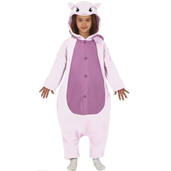 Déguisement Pokémon chat Mewtwo enfant - FIESTAS GUIRCA, S.L. - Noir - 10 ans - Extérieur-0