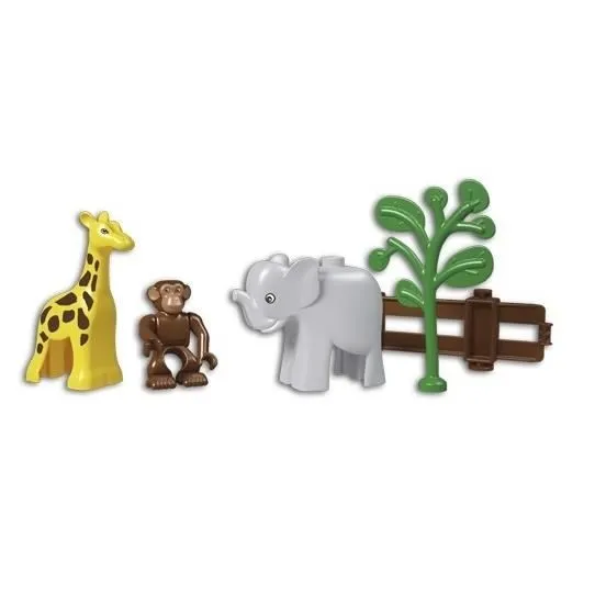 Kit de construction Unico Safari - Marque UNICO - 55 pièces en plastique - Pour enfant-3