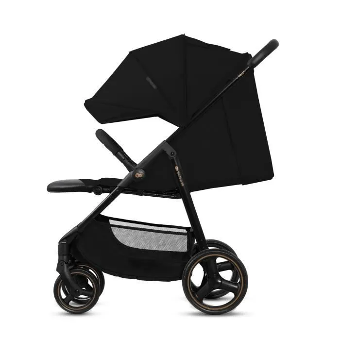 Poussette canne jusqu'à 22 kg - KINDERKRAFT TRIG3 - Pliage d'une seule main - Réglable en position allongée - Noir-3