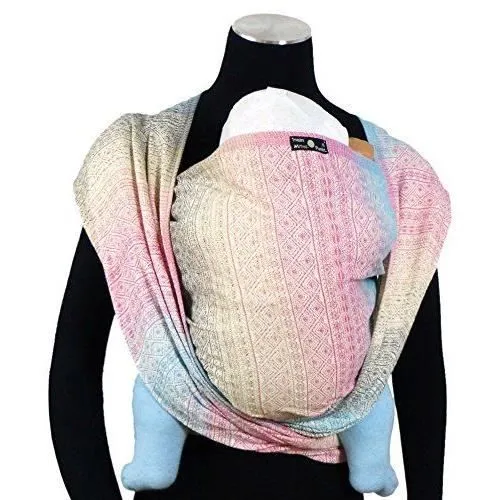 Echarpe de Portage Didymos Prima Aurora Taille 7 - Bleu - 100% coton biologique-0