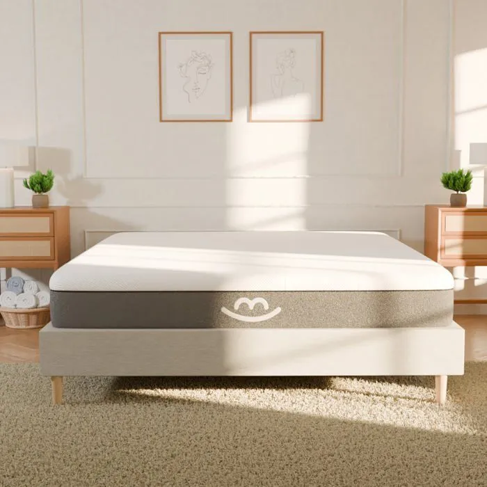 Matelas - GAIA - 140x190 cm - Latex 100% Naturel - Mousse à mémoire de forme - Réversible-0